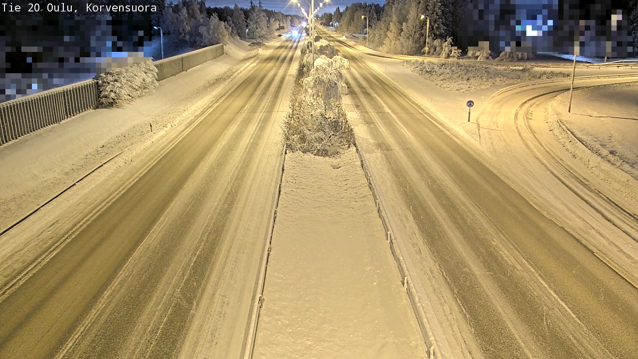 Kelikamerat Kuva Tie 20 Oulu Korvensuora, Oulu, Pohjois-Pohjanmaa