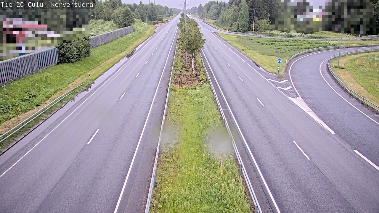 Kelikamerat Kuva Tie 20 Oulu Korvensuora, Oulu, Pohjois-Pohjanmaa