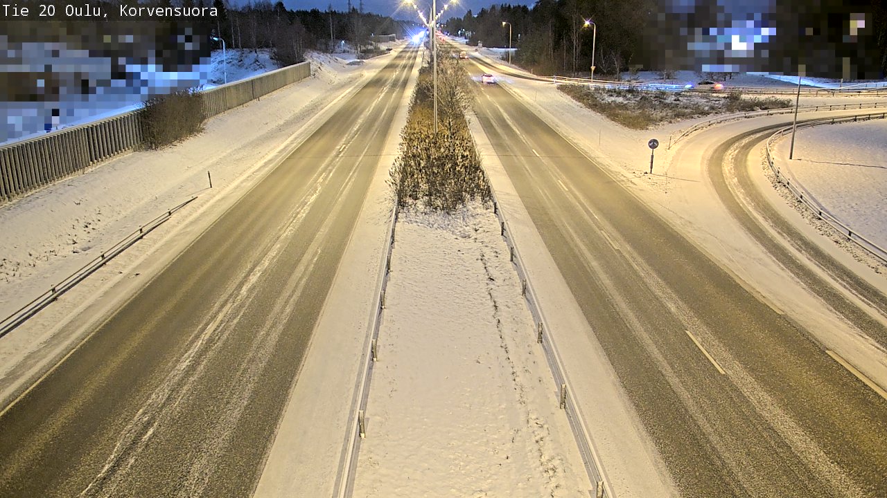 Kelikamerat Kuva Tie 20 Oulu Korvensuora, Oulu, Pohjois-Pohjanmaa