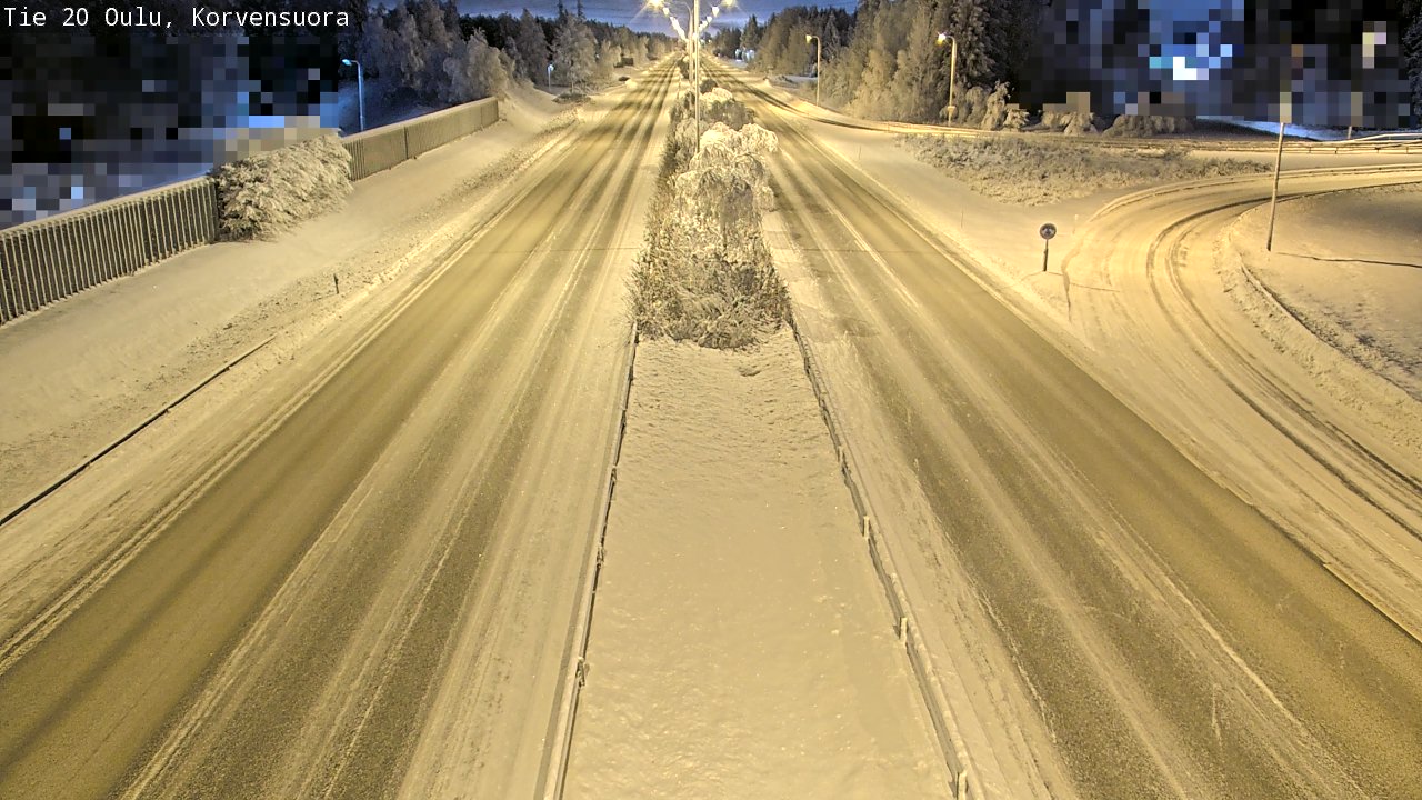 Kelikamerat Kuva Tie 20 Oulu Korvensuora, Oulu, Pohjois-Pohjanmaa