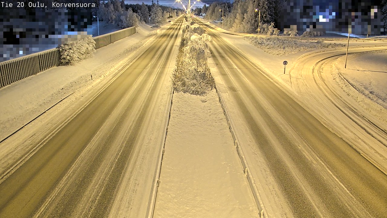 Kelikamerat Kuva Tie 20 Oulu Korvensuora, Oulu, Pohjois-Pohjanmaa
