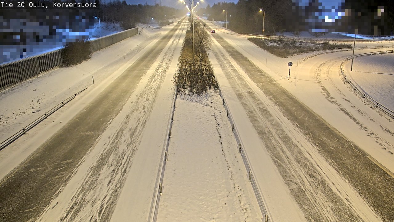 Kelikamerat Kuva Tie 20 Oulu Korvensuora, Oulu, Pohjois-Pohjanmaa