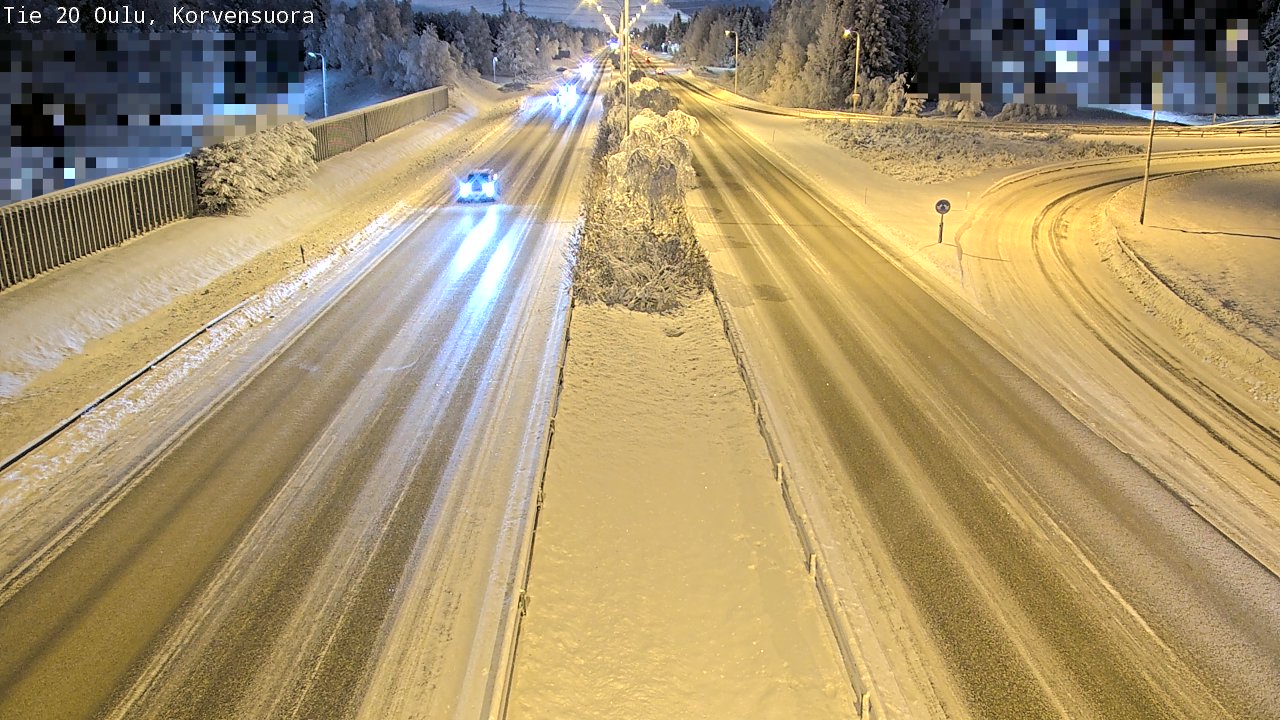 Kelikamerat Kuva Tie 20 Oulu Korvensuora, Oulu, Pohjois-Pohjanmaa