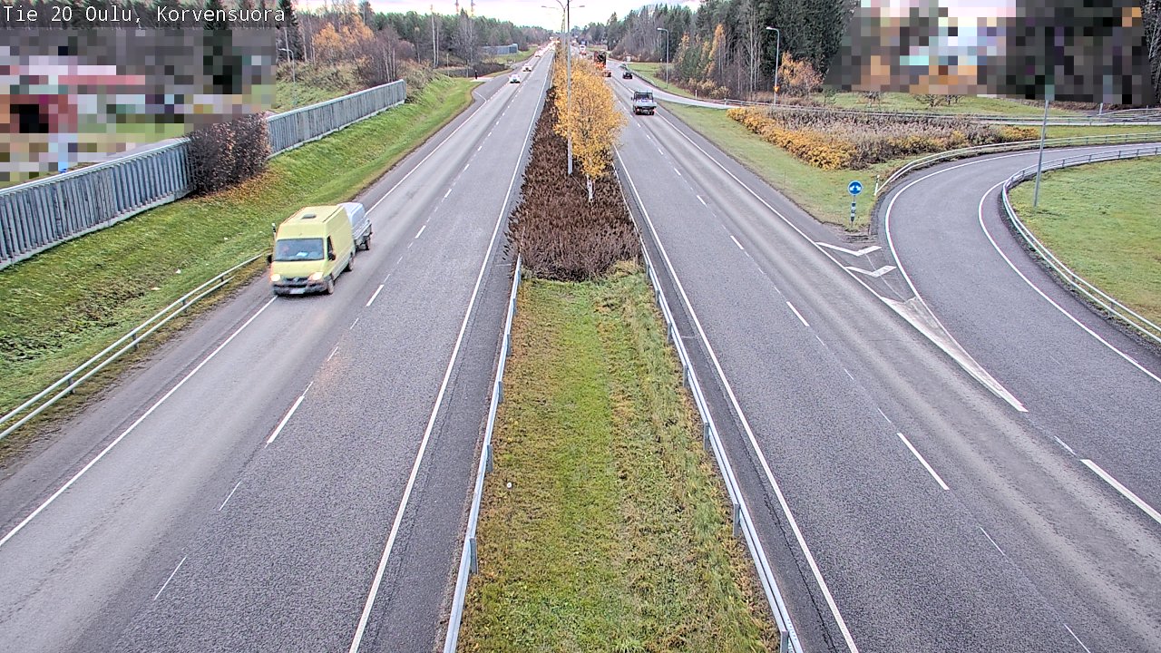 Kelikamerat Kuva Tie 20 Oulu Korvensuora, Oulu, Pohjois-Pohjanmaa