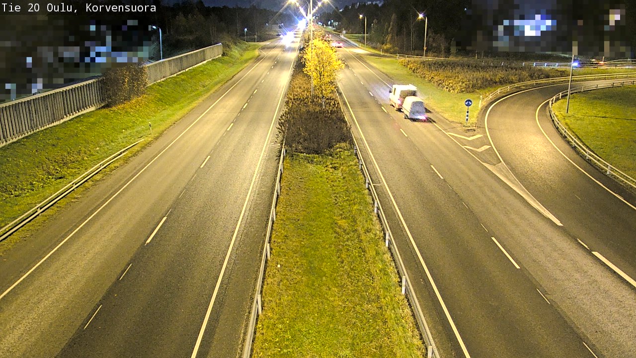 Kelikamerat Kuva Tie 20 Oulu Korvensuora, Oulu, Pohjois-Pohjanmaa