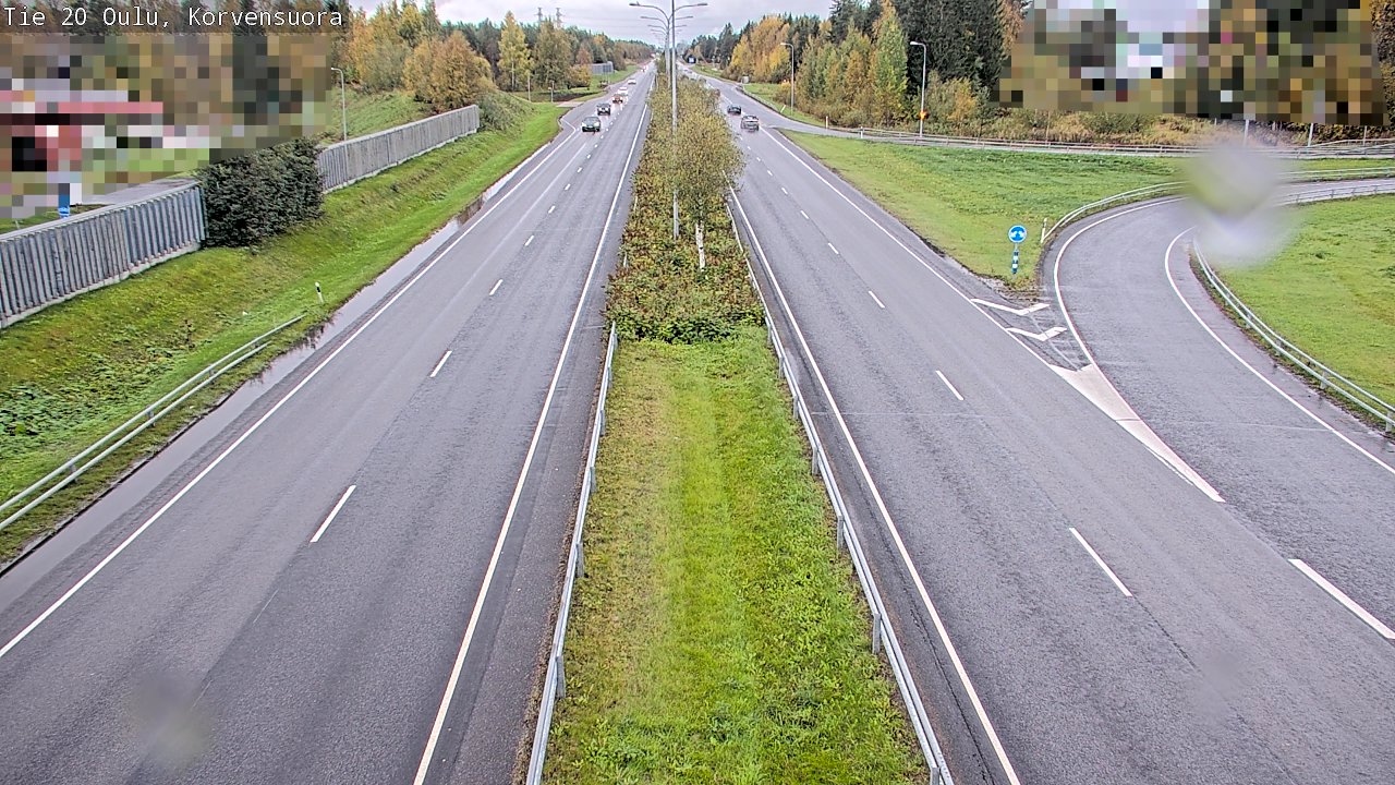 Kelikamerat Kuva Tie 20 Oulu Korvensuora, Oulu, Pohjois-Pohjanmaa