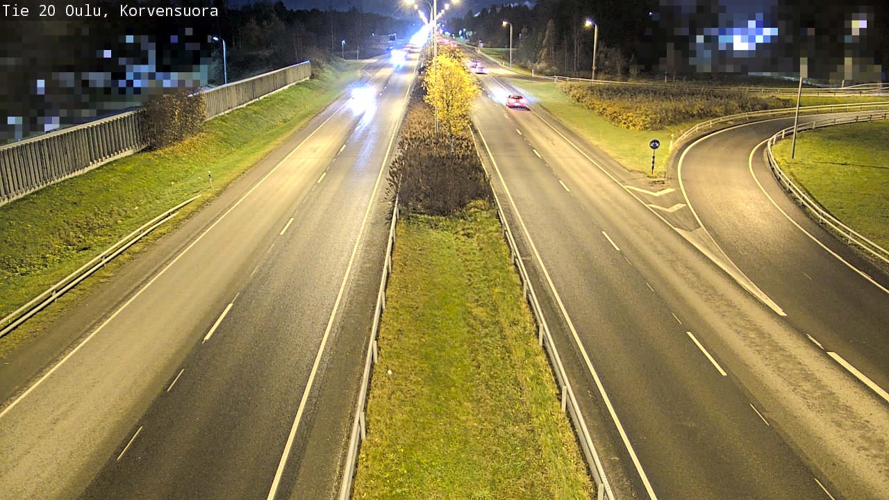 Kelikamerat Kuva Tie 20 Oulu Korvensuora, Oulu, Pohjois-Pohjanmaa