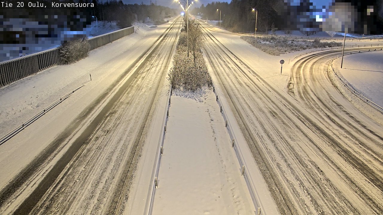 Kelikamerat Kuva Tie 20 Oulu Korvensuora, Oulu, Pohjois-Pohjanmaa