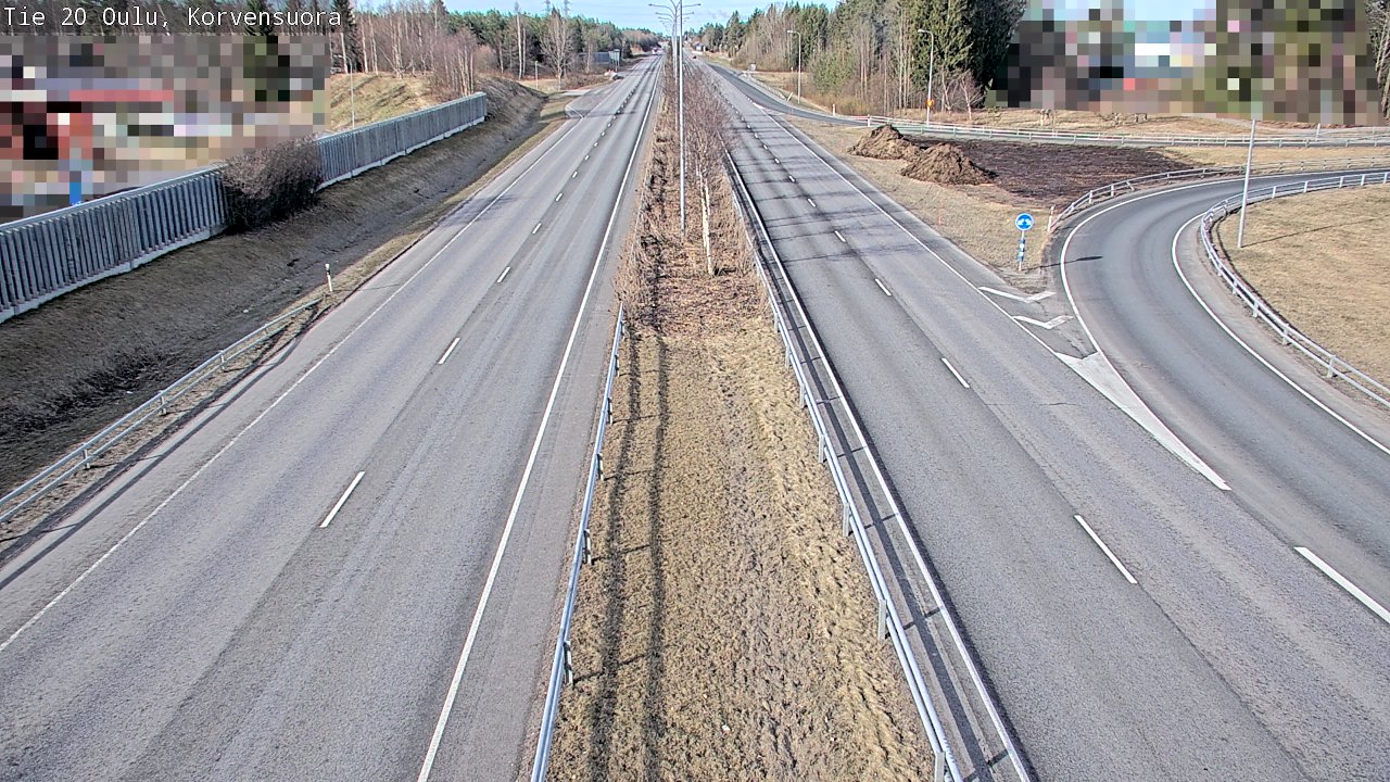 Kelikamerat Kuva Tie 20 Oulu Korvensuora, Oulu, Pohjois-Pohjanmaa