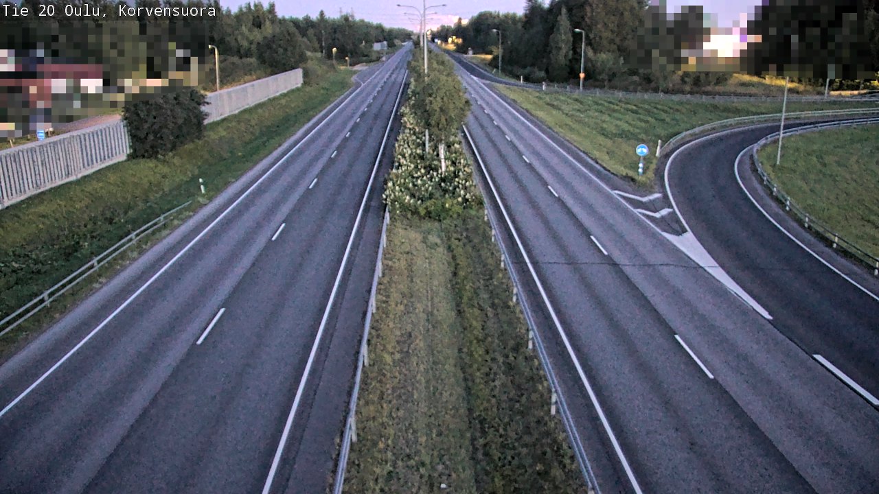 Kelikamerat Kuva Tie 20 Oulu Korvensuora, Oulu, Pohjois-Pohjanmaa