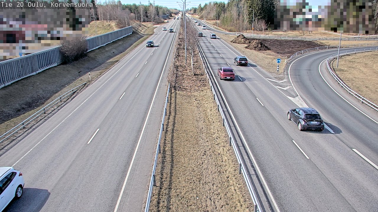 Kelikamerat Kuva Tie 20 Oulu Korvensuora, Oulu, Pohjois-Pohjanmaa