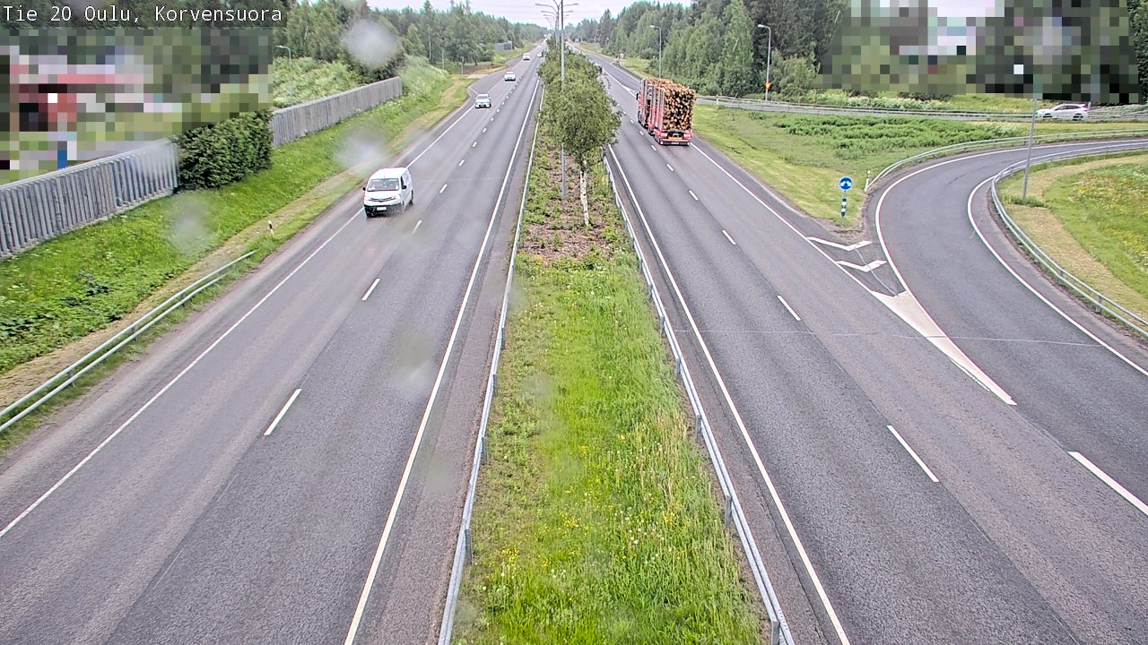 Kelikamerat Kuva Tie 20 Oulu Korvensuora, Oulu, Pohjois-Pohjanmaa
