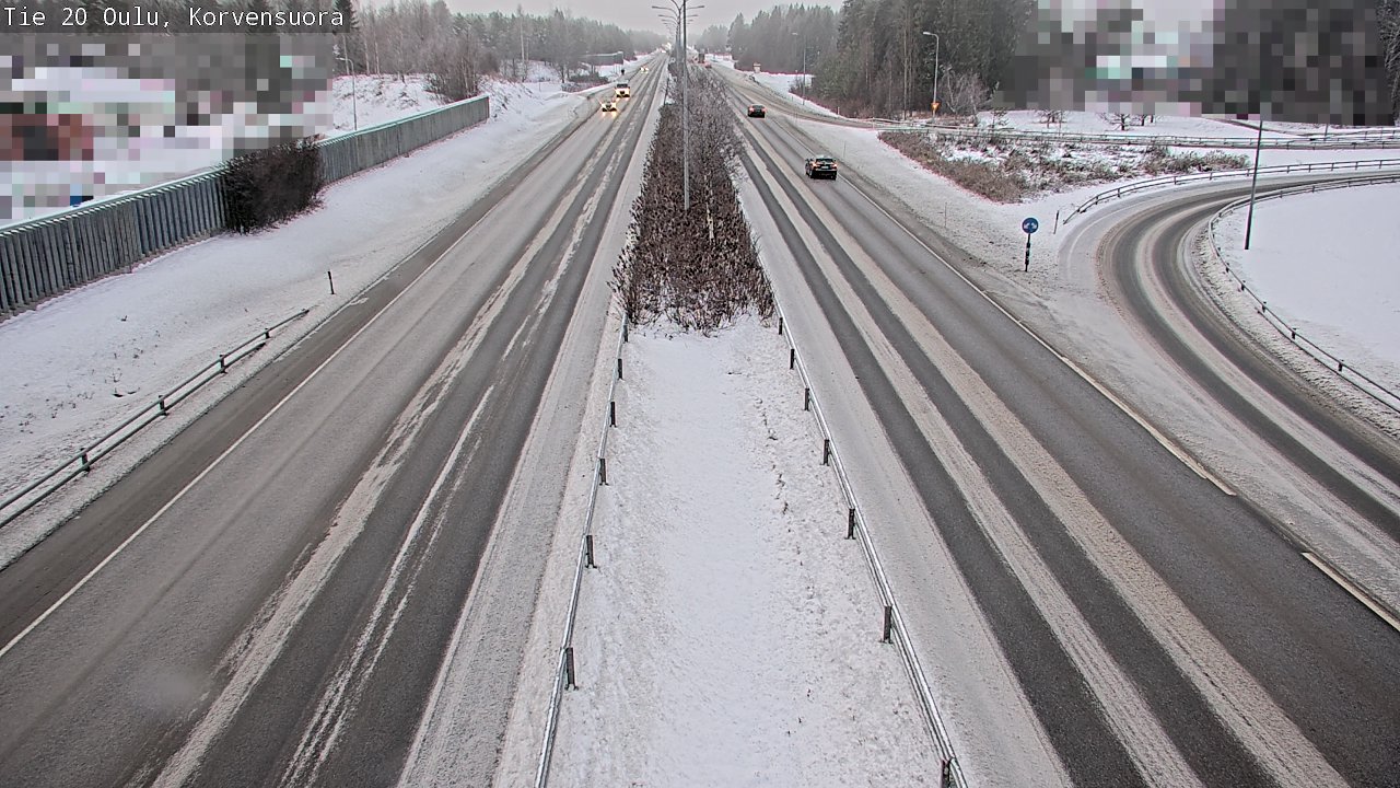 Weather Camera Image Väg 20 Uleåborg Korvensuora, Oulu, Pohjois-Pohjanmaa