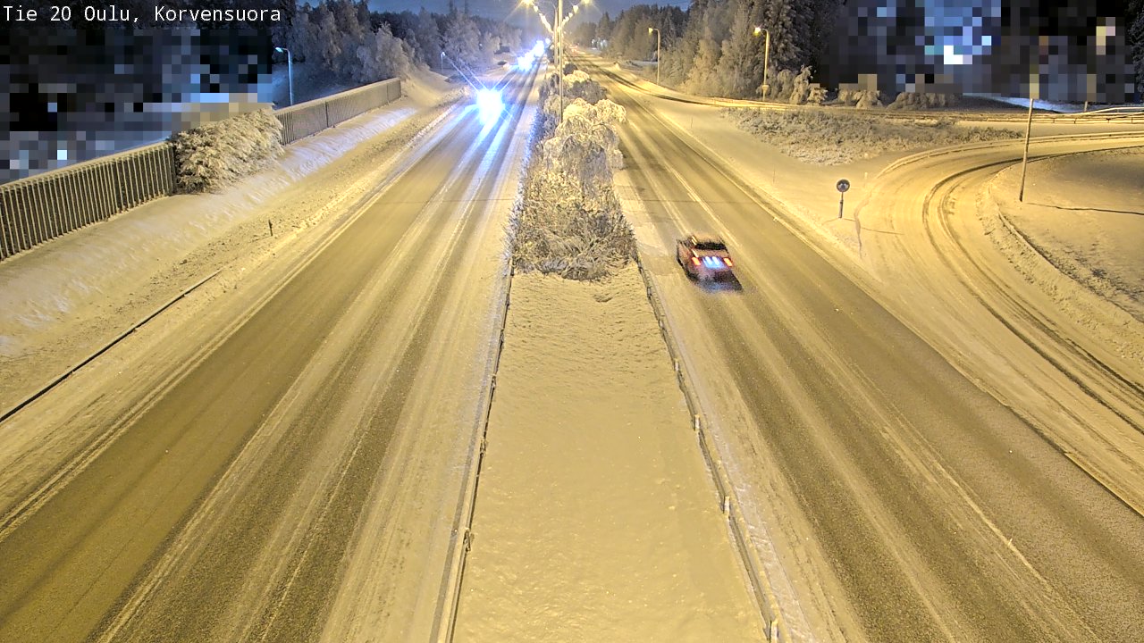 Kelikamerat Kuva Tie 20 Oulu Korvensuora, Oulu, Pohjois-Pohjanmaa