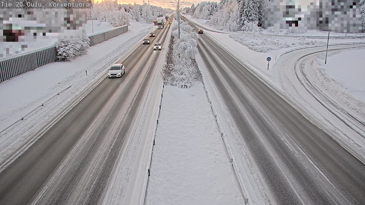 Kelikamerat Kuva Tie 20 Oulu Korvensuora, Oulu, Pohjois-Pohjanmaa
