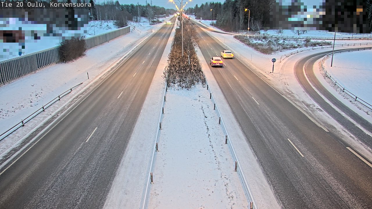 Kelikamerat Kuva Tie 20 Oulu Korvensuora, Oulu, Pohjois-Pohjanmaa