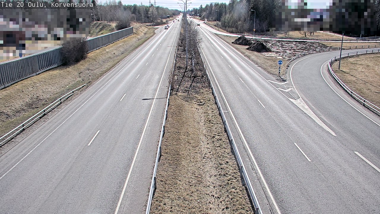 Kelikamerat Kuva Tie 20 Oulu Korvensuora, Oulu, Pohjois-Pohjanmaa
