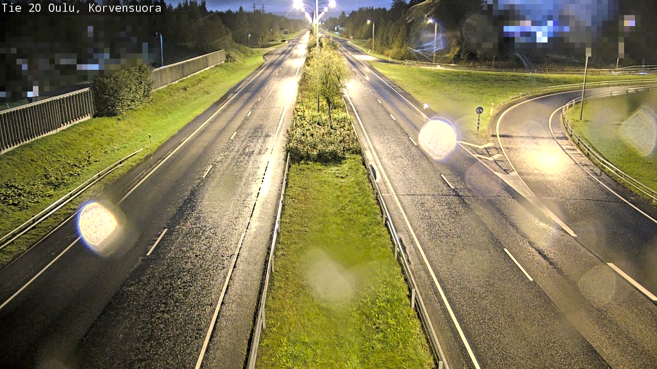 Kelikamerat Kuva Tie 20 Oulu Korvensuora, Oulu, Pohjois-Pohjanmaa