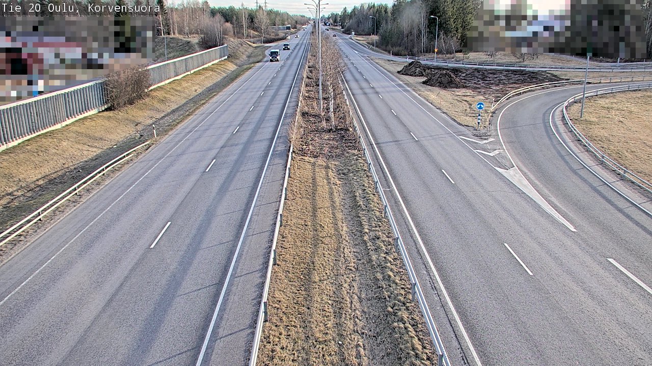 Kelikamerat Kuva Tie 20 Oulu Korvensuora, Oulu, Pohjois-Pohjanmaa
