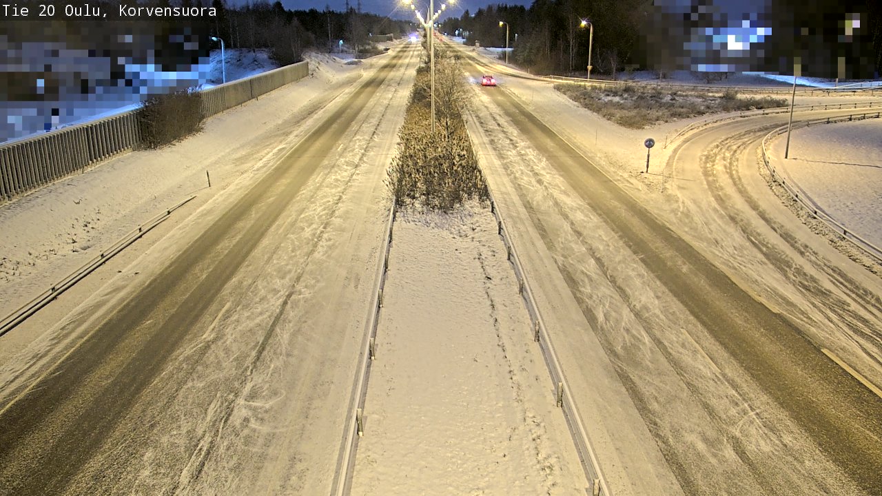 Kelikamerat Kuva Tie 20 Oulu Korvensuora, Oulu, Pohjois-Pohjanmaa