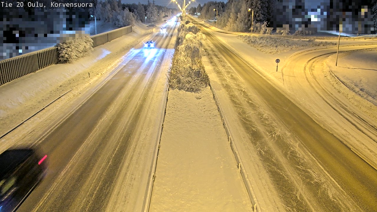 Kelikamerat Kuva Tie 20 Oulu Korvensuora, Oulu, Pohjois-Pohjanmaa