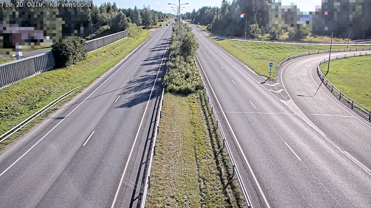 Kelikamerat Kuva Tie 20 Oulu Korvensuora, Oulu, Pohjois-Pohjanmaa