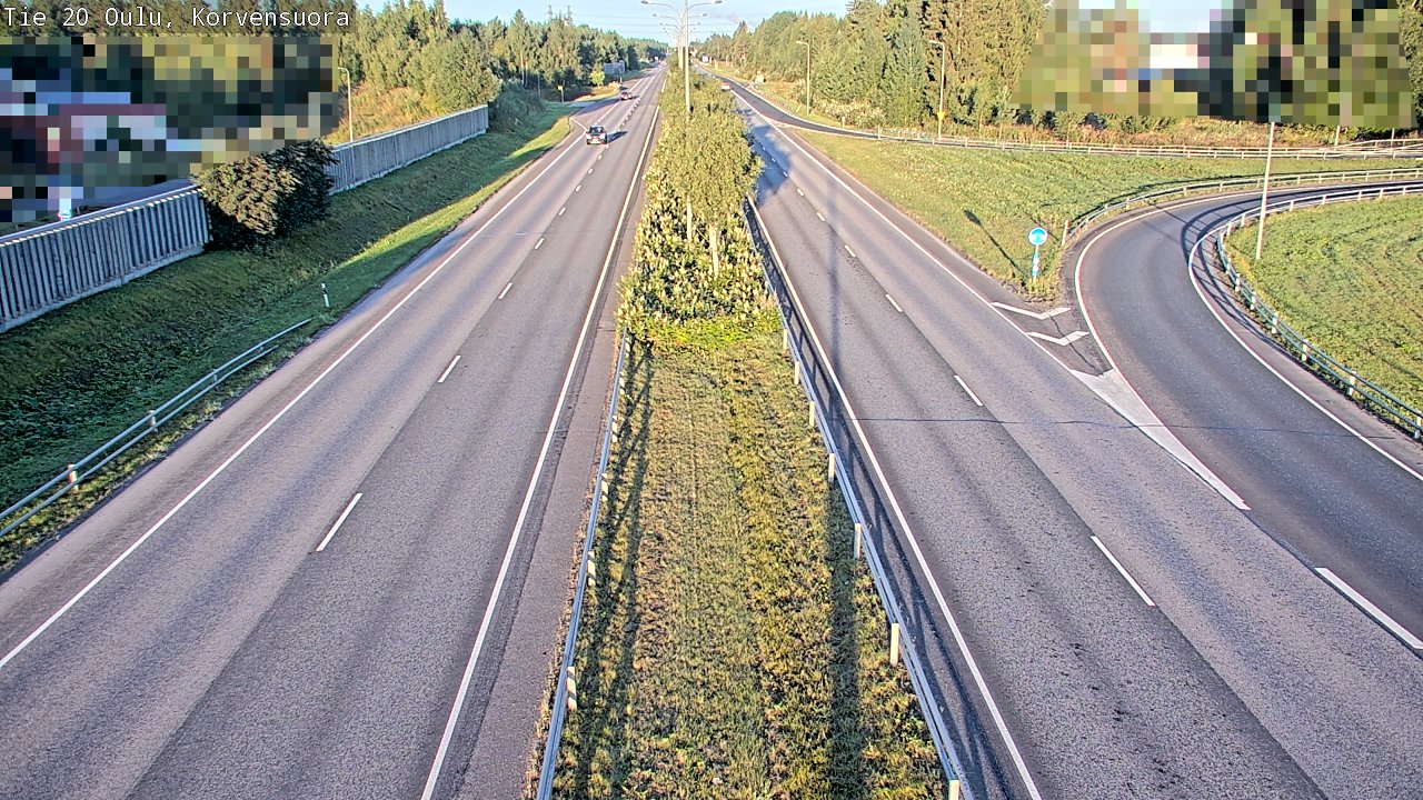 Kelikamerat Kuva Tie 20 Oulu Korvensuora, Oulu, Pohjois-Pohjanmaa