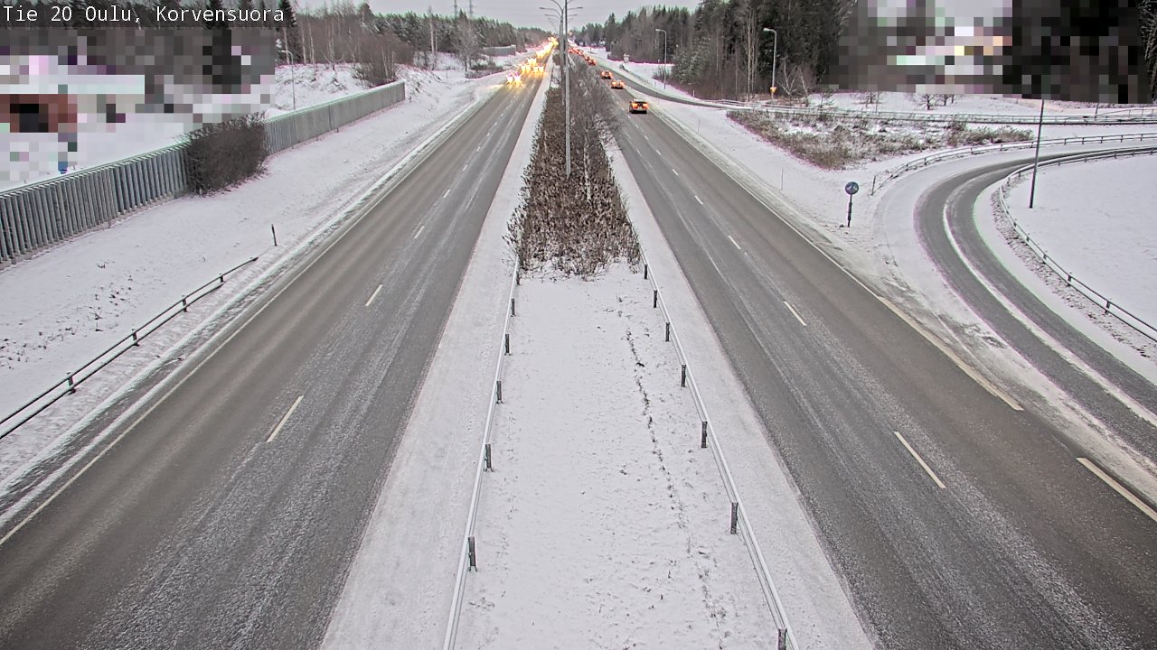 Kelikamerat Kuva Tie 20 Oulu Korvensuora, Oulu, Pohjois-Pohjanmaa