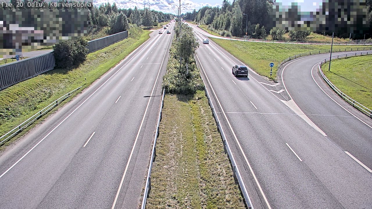 Kelikamerat Kuva Tie 20 Oulu Korvensuora, Oulu, Pohjois-Pohjanmaa