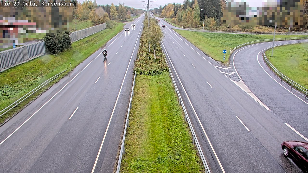 Kelikamerat Kuva Tie 20 Oulu Korvensuora, Oulu, Pohjois-Pohjanmaa