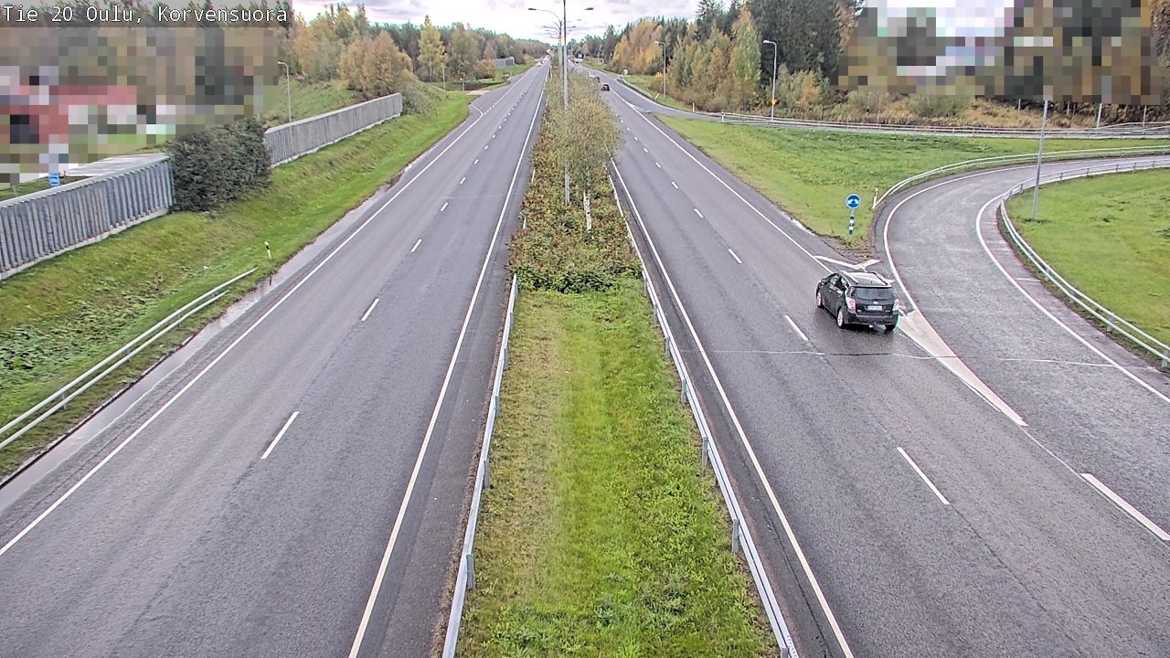 Kelikamerat Kuva Tie 20 Oulu Korvensuora, Oulu, Pohjois-Pohjanmaa