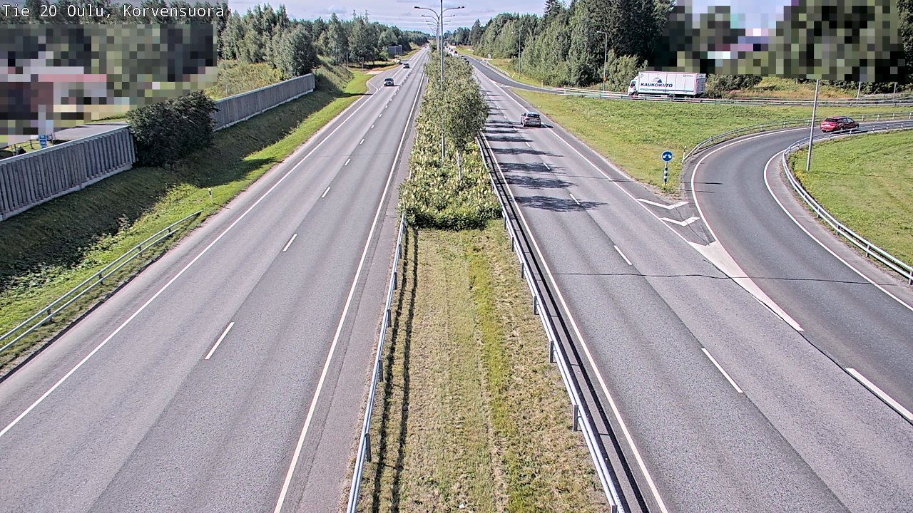 Kelikamerat Kuva Tie 20 Oulu Korvensuora, Oulu, Pohjois-Pohjanmaa