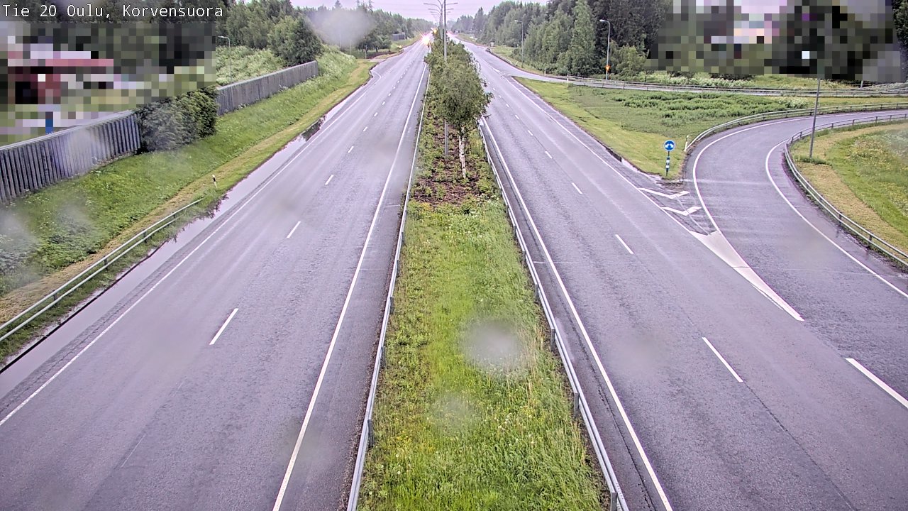 Kelikamerat Kuva Tie 20 Oulu Korvensuora, Oulu, Pohjois-Pohjanmaa