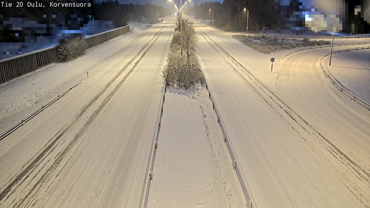 Kelikamerat Kuva Tie 20 Oulu Korvensuora, Oulu, Pohjois-Pohjanmaa