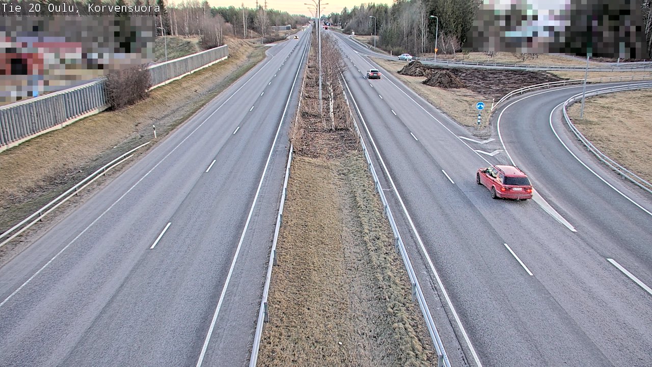 Kelikamerat Kuva Tie 20 Oulu Korvensuora, Oulu, Pohjois-Pohjanmaa
