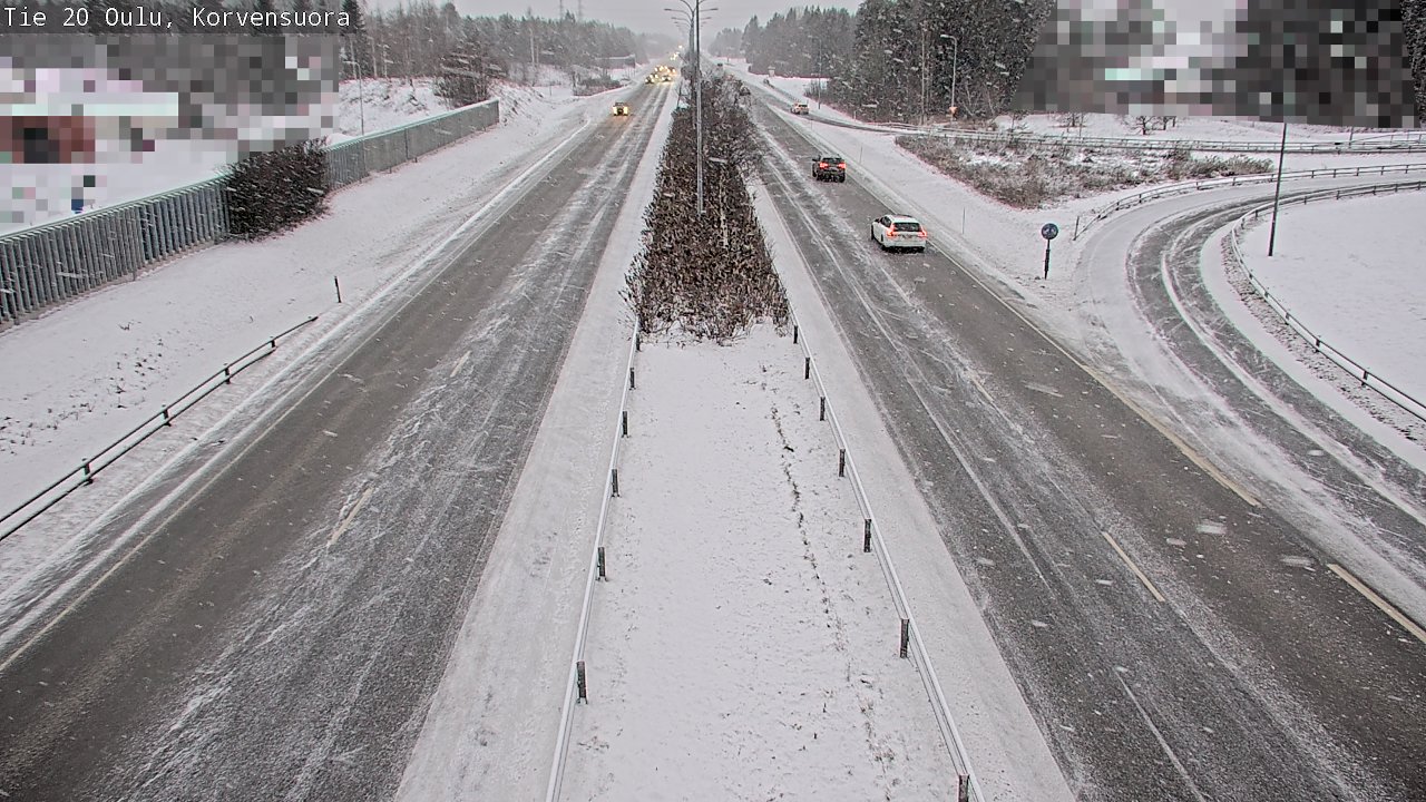 Kelikamerat Kuva Tie 20 Oulu Korvensuora, Oulu, Pohjois-Pohjanmaa