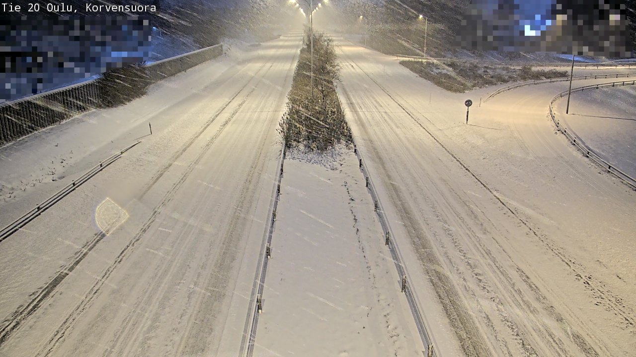 Kelikamerat Kuva Tie 20 Oulu Korvensuora, Oulu, Pohjois-Pohjanmaa