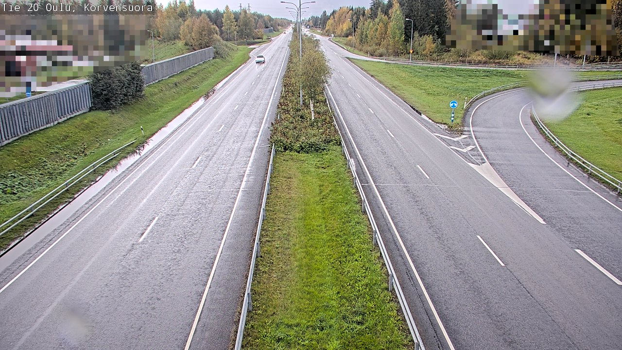 Kelikamerat Kuva Tie 20 Oulu Korvensuora, Oulu, Pohjois-Pohjanmaa