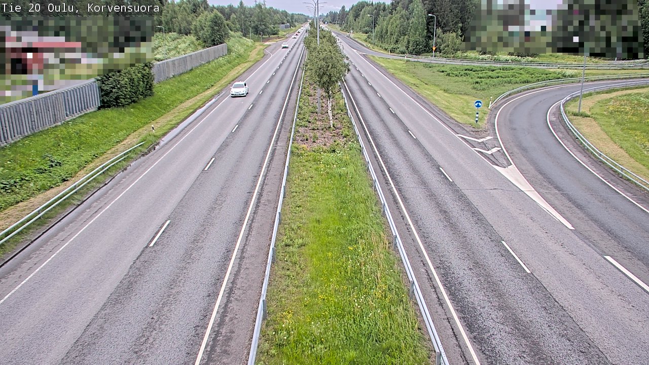 Kelikamerat Kuva Tie 20 Oulu Korvensuora, Oulu, Pohjois-Pohjanmaa
