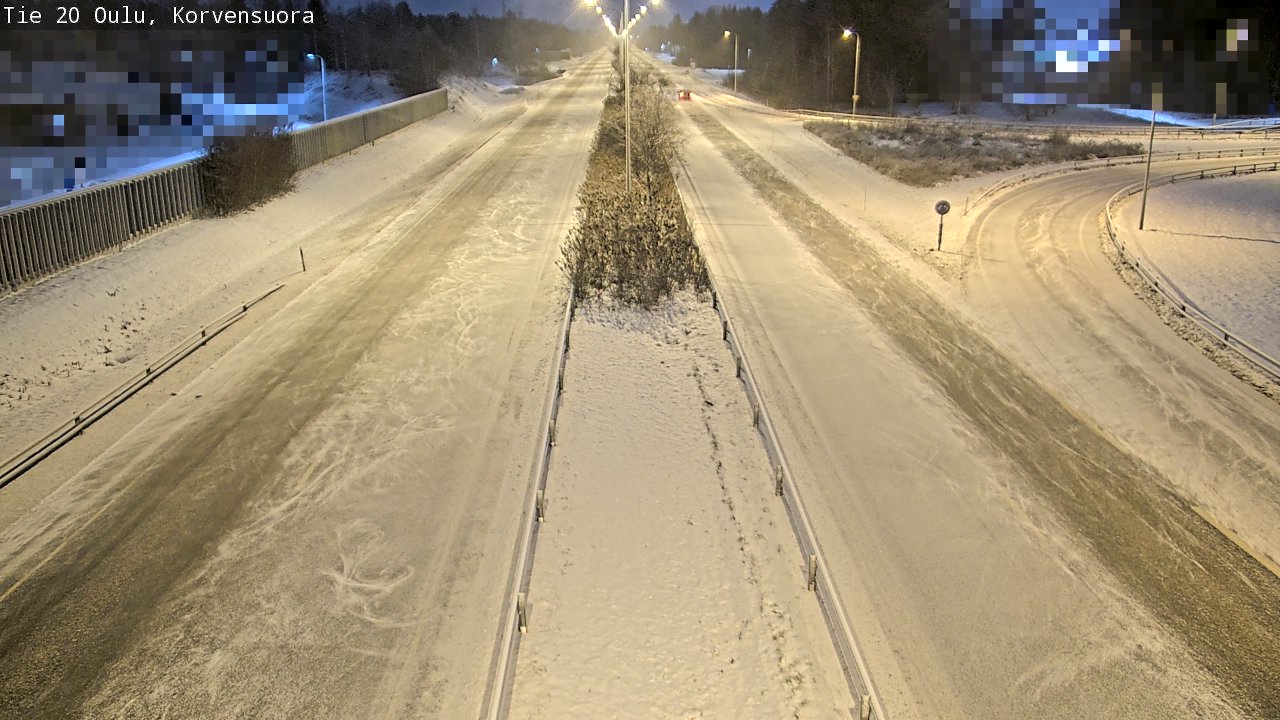 Kelikamerat Kuva Tie 20 Oulu Korvensuora, Oulu, Pohjois-Pohjanmaa