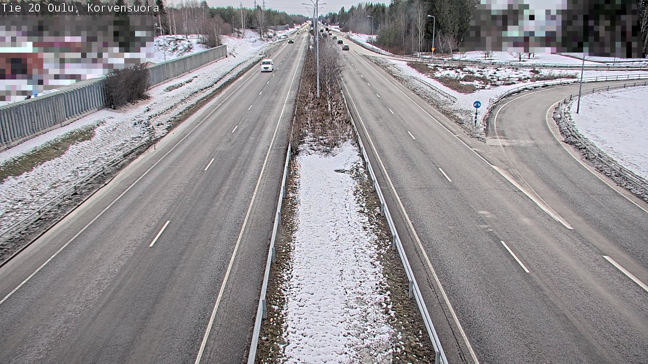 Kelikamerat Kuva Tie 20 Oulu Korvensuora, Oulu, Pohjois-Pohjanmaa