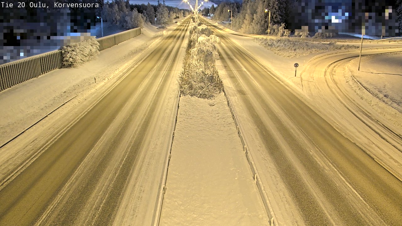 Kelikamerat Kuva Tie 20 Oulu Korvensuora, Oulu, Pohjois-Pohjanmaa