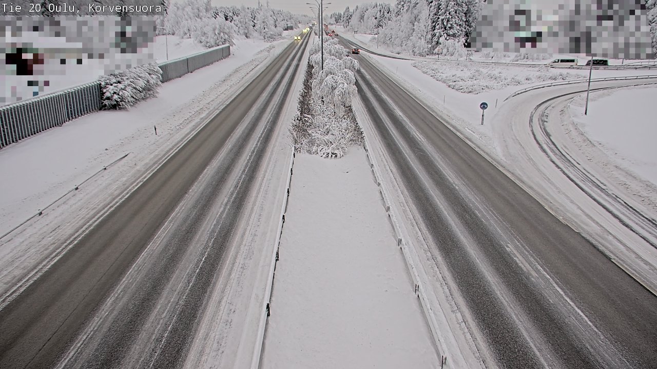 Kelikamerat Kuva Tie 20 Oulu Korvensuora, Oulu, Pohjois-Pohjanmaa