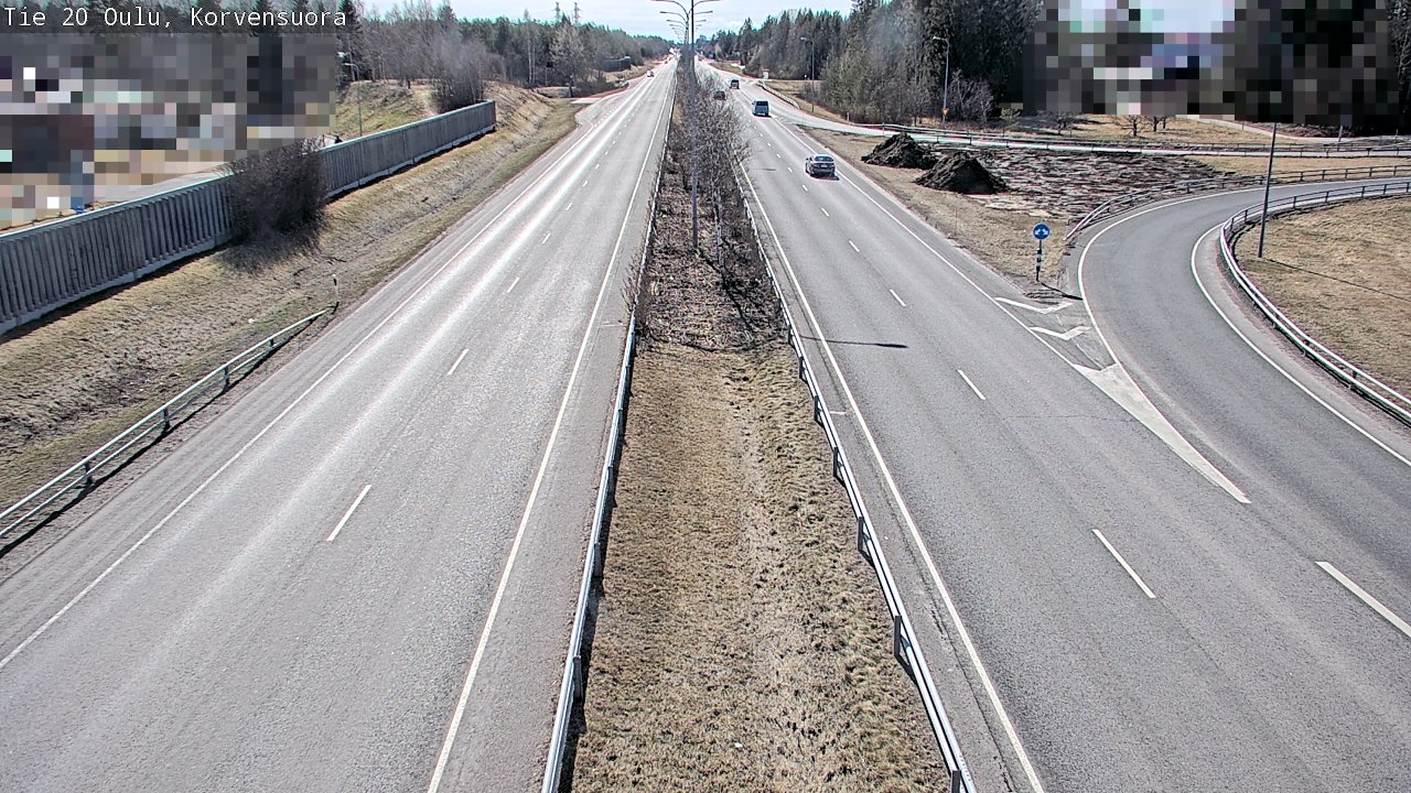 Kelikamerat Kuva Tie 20 Oulu Korvensuora, Oulu, Pohjois-Pohjanmaa