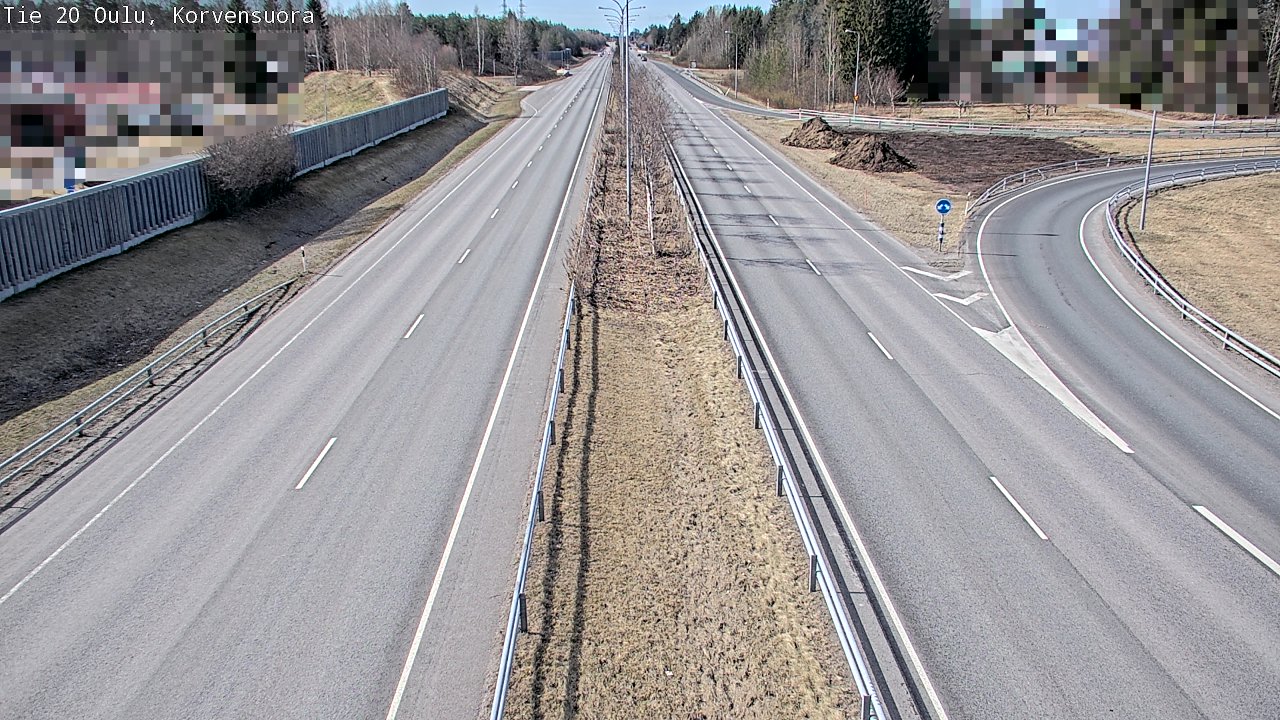 Kelikamerat Kuva Tie 20 Oulu Korvensuora, Oulu, Pohjois-Pohjanmaa