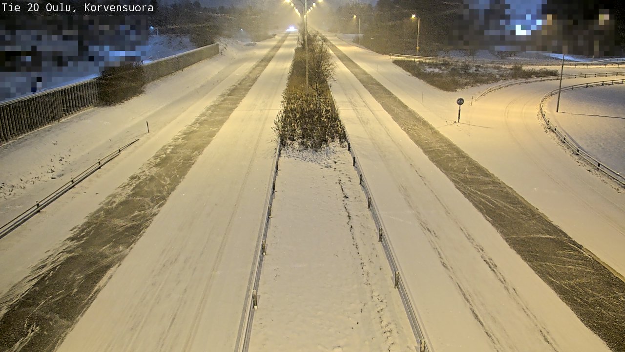 Kelikamerat Kuva Tie 20 Oulu Korvensuora, Oulu, Pohjois-Pohjanmaa