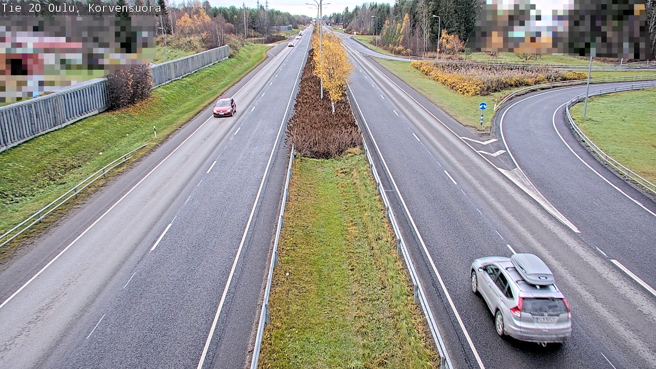 Kelikamerat Kuva Tie 20 Oulu Korvensuora, Oulu, Pohjois-Pohjanmaa