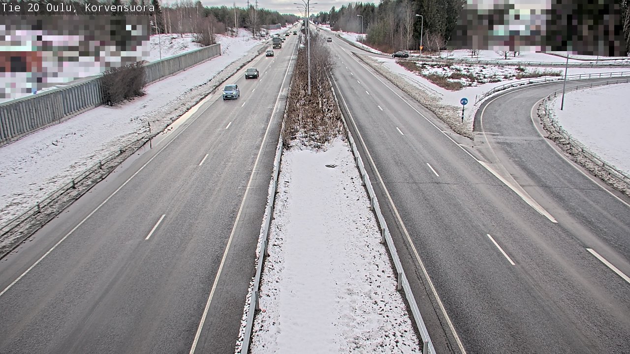 Kelikamerat Kuva Tie 20 Oulu Korvensuora, Oulu, Pohjois-Pohjanmaa