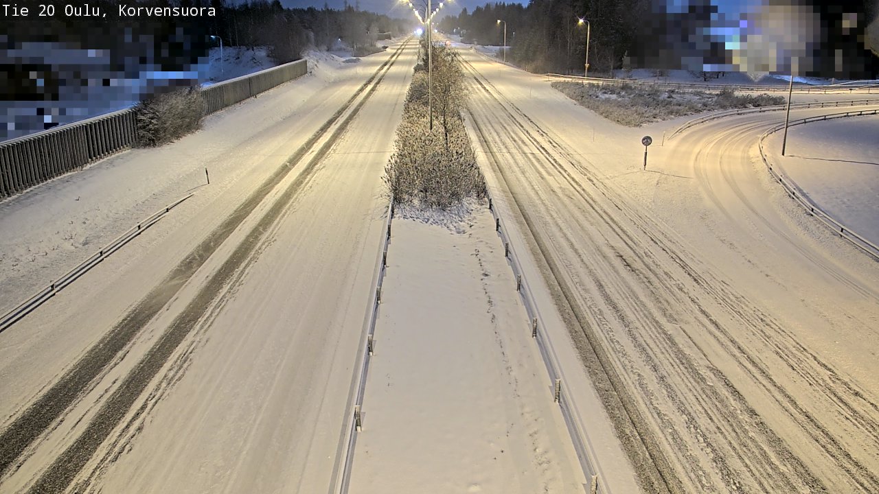 Kelikamerat Kuva Tie 20 Oulu Korvensuora, Oulu, Pohjois-Pohjanmaa