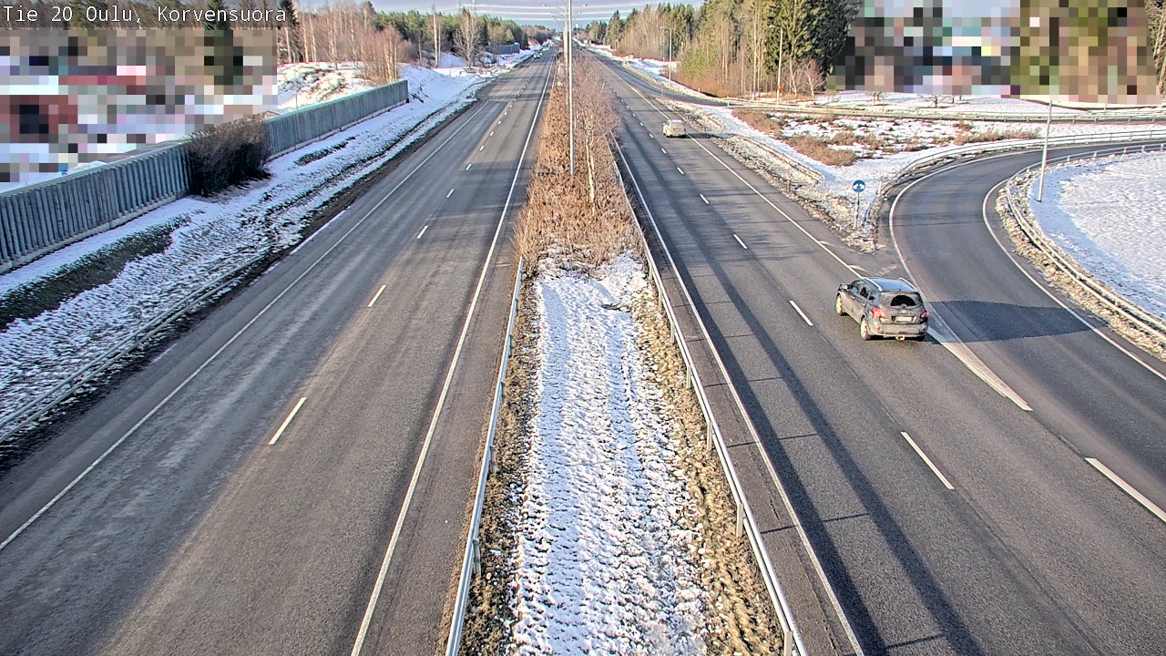 Kelikamerat Kuva Tie 20 Oulu Korvensuora, Oulu, Pohjois-Pohjanmaa